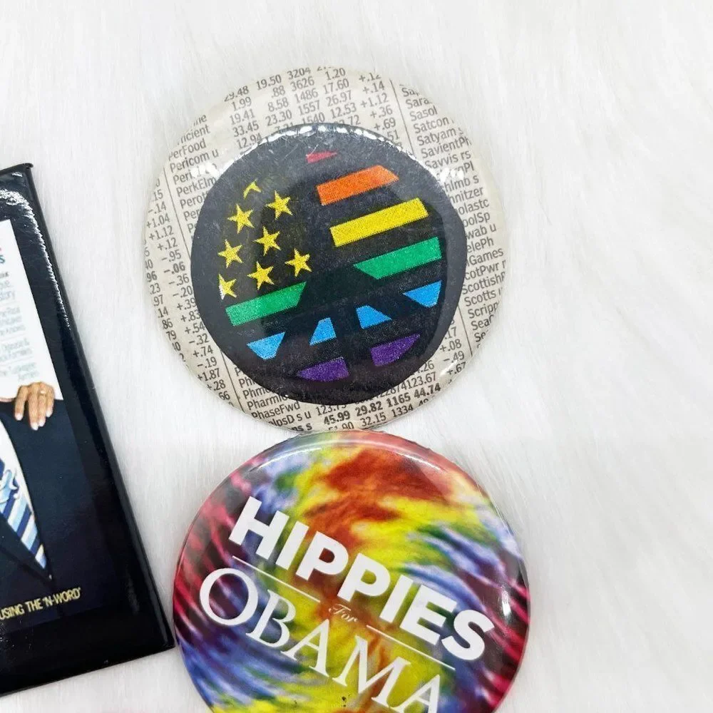 🔮 5/$25‎ Obama & Democrat Pins